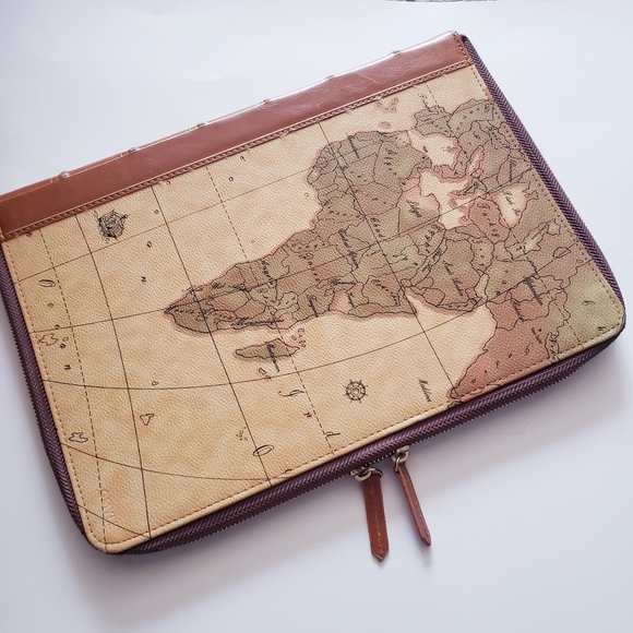 World Map Zippered Notebook Cover - Picture 13 of 13